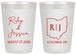 Personalized Wedding 20 oz Frosted Cups - Ohio | 134