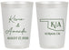 Personalized Wedding 20 oz Frosted Cups - Oklahoma | 135