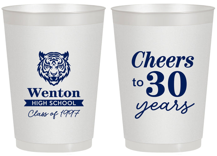 Personalized Class Reunion 20 oz Frosted Cups - Class Of 1997 30 Year | 140002