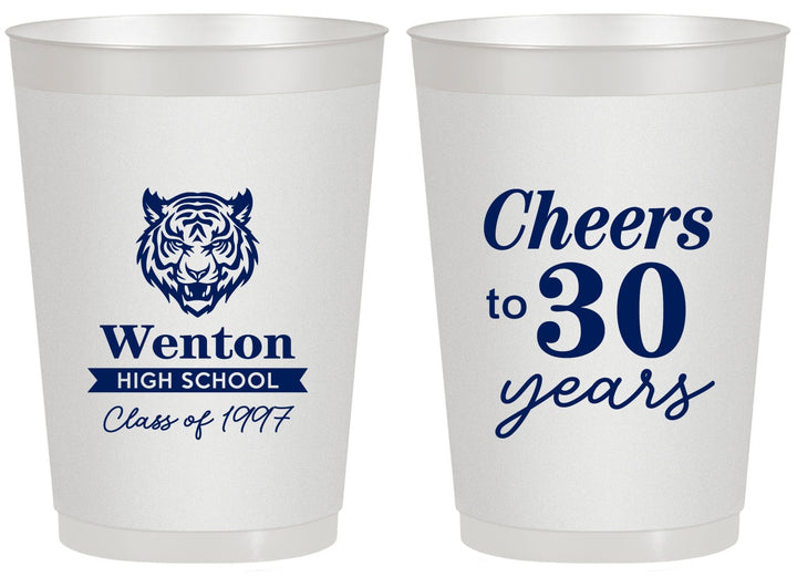 Personalized Class Reunion 20 oz Frosted Cups - Class Of 1997 30 Year | 140002