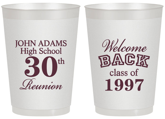 Personalized Class Reunion 20 oz Frosted Cups - Class Of 1997 30 Year | 140007