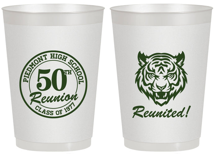 Personalized Class Reunion 20 oz Frosted Cups - Class Of 1977 50 Year | 140009