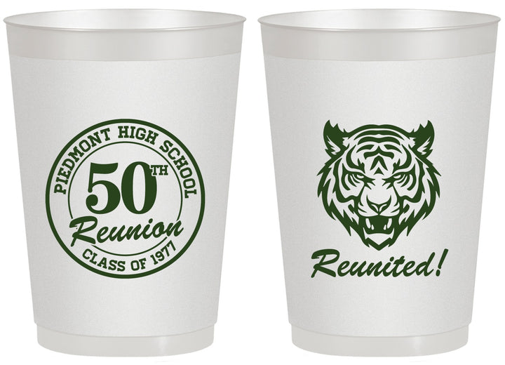 Personalized Class Reunion 20 oz Frosted Cups - Class Of 1977 50 Year | 140009