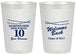 Personalized Class Reunion 20 oz Frosted Cups - Class Of 2017 10 Year | 140010