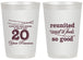 Personalized Class Reunion 20 oz Frosted Cups - Class Of 2007 20 Year | 140011