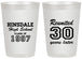 Personalized Class Reunion 20 oz Frosted Cups - Class Of 1997 30 Year | 140012