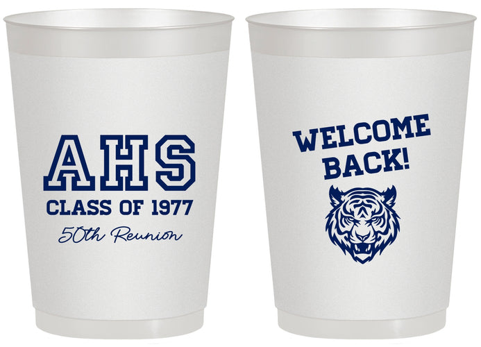 Personalized Class Reunion 20 oz Frosted Cups - Class Of 1977 50 Year | 140014