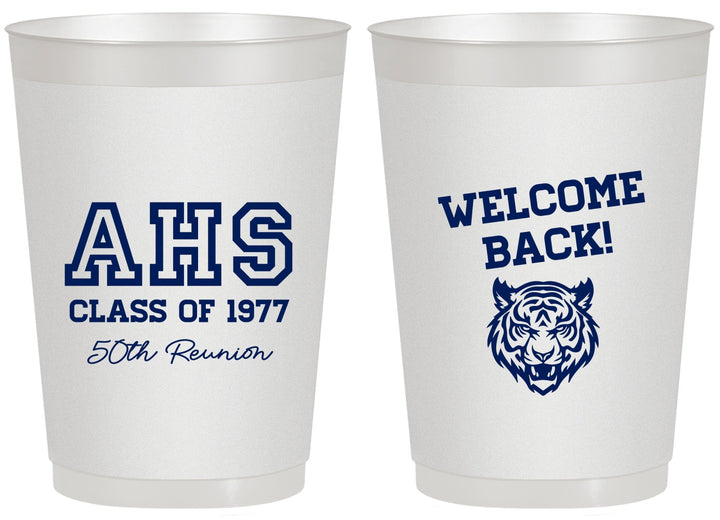 Personalized Class Reunion 20 oz Frosted Cups - Class Of 1977 50 Year | 140014