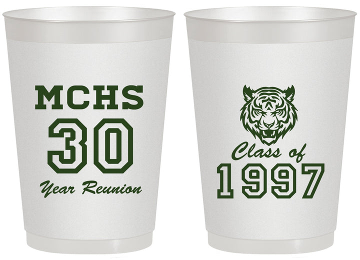 Personalized Class Reunion 20 oz Frosted Cups - Class Of 1997 30 Year | 140017