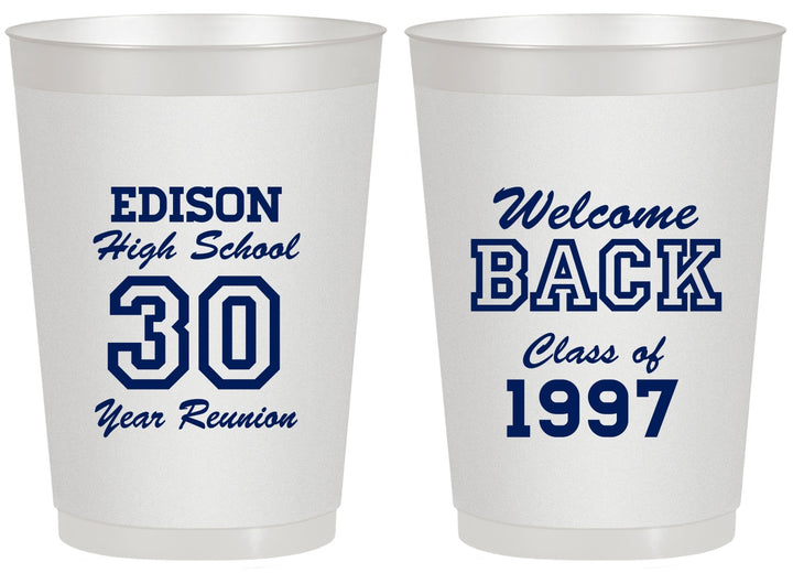 Personalized Class Reunion 20 oz Frosted Cups - Class Of 1997 30 Year | 140022