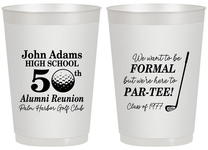 Personalized Class Reunion 20 oz Frosted Cups - Class Of 1977 50 Year | 140024