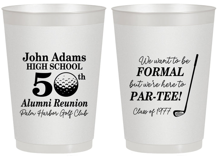 Personalized Class Reunion 20 oz Frosted Cups - Class Of 1977 50 Year | 140024