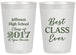 Personalized Class Reunion 20 oz Frosted Cups - Class Of 2017 10 Year | 140025