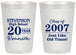 Personalized Class Reunion 20 oz Frosted Cups - Class Of 2007 20 Year | 140026