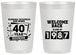 Personalized Class Reunion 20 oz Frosted Cups - Class Of 1987 40 Year | 140028