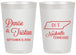 Personalized Wedding 20 oz Frosted Cups - Tennessee | 141