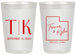Personalized Wedding 20 oz Frosted Cups - Utah | 143