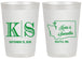 Personalized Wedding 20 oz Frosted Cups - Washington | 146