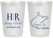 Personalized Wedding 20 oz Frosted Cups - West Virginia | 147