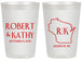 Personalized Wedding 20 oz Frosted Cups - Wisconsin | 148