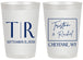 Personalized Wedding 20 oz Frosted Cups - Wyoming | 149