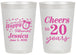 Personalized Retirement 20 oz Frosted Cups - Off The Clock | 150001