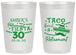 Personalized Retirement 20 oz Frosted Cups - Taco Bout A Retirement | 150003