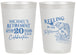 Personalized Retirement 20 oz Frosted Cups - Fishing Reeling In | 150007