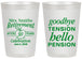 Personalized Retirement 20 oz Frosted Cups - Teacher | 150020