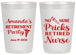 Personalized Retirement 20 oz Frosted Cups - Nurse | 150027
