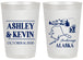 Personalized Wedding 20 oz Frosted Cups - Alaska | 151