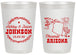Personalized Wedding 20 oz Frosted Cups - Arizona | 152