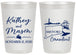 Personalized Wedding 20 oz Frosted Cups - Connecticut | 156