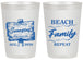 Personalized Family Reunion 20 oz Frosted Cups - Beach Family Repeat | 160013