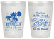 Personalized Family Reunion 20 oz Frosted Cups - Sun Sand Drink Beach | 160015