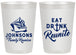 Personalized Family Reunion 20 oz Frosted Cups - Cruise Nautical | 160023