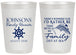 Personalized Family Reunion 20 oz Frosted Cups - Cruise Nautical | 160024