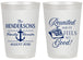 Personalized Family Reunion 20 oz Frosted Cups - Cruise Anchor | 160027