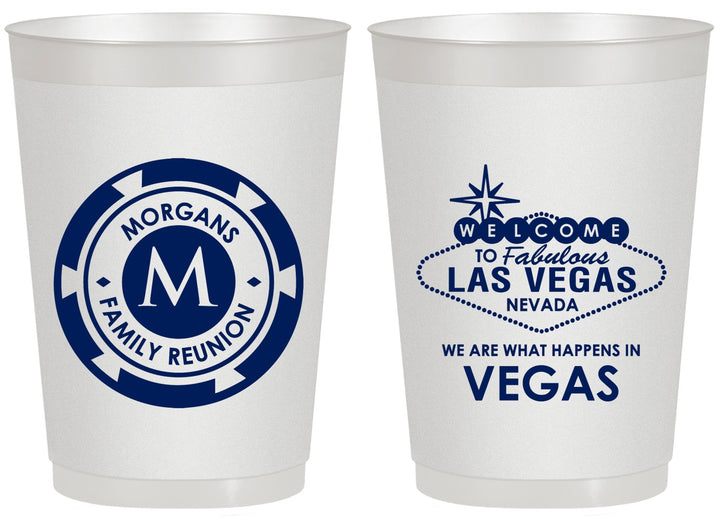Personalized Family Reunion 20 oz Frosted Cups - Las Vegas | 160037