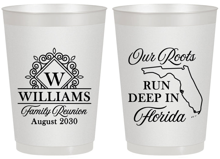 Personalized Family Reunion 20 oz Frosted Cups - Florida | 160057
