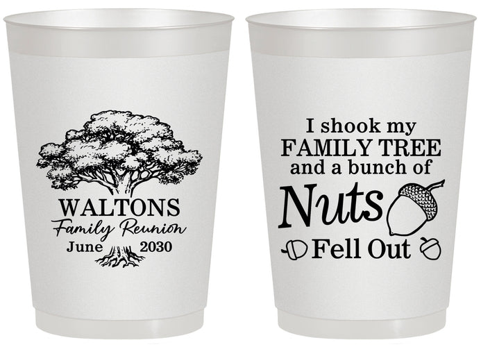 Personalized Family Reunion 20 oz Frosted Cups - Tree | 160058