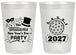 Personalized New Years 20 oz Frosted Cups - 2027 Ball | 170005