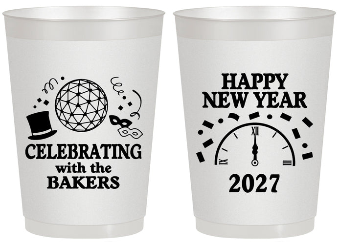 Personalized New Years 20 oz Frosted Cups - 2027 Countdown | 170010