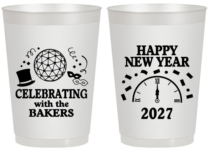 Personalized New Years 20 oz Frosted Cups - 2027 Countdown | 170010