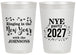 Personalized New Years 20 oz Frosted Cups - 2027 Ringing In | 170013