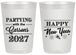 Personalized New Years 20 oz Frosted Cups - 2027 Nye | 170016
