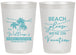 Personalized Family Vacation 20 oz Frosted Cups - Beach Please | 180004