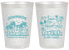 Personalized Family Vacation 20 oz Frosted Cups - Sun And Sand Beach | 180007