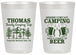 Personalized Family Vacation 20 oz Frosted Cups - Camping Park | 180013