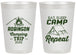 Personalized Family Vacation 20 oz Frosted Cups - Eat Sleep Camp Repeat | 180014